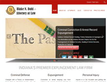 Tablet Screenshot of lawfirmindiana.com